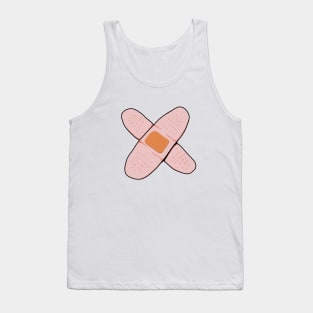 First Aid band plaster Tank Top